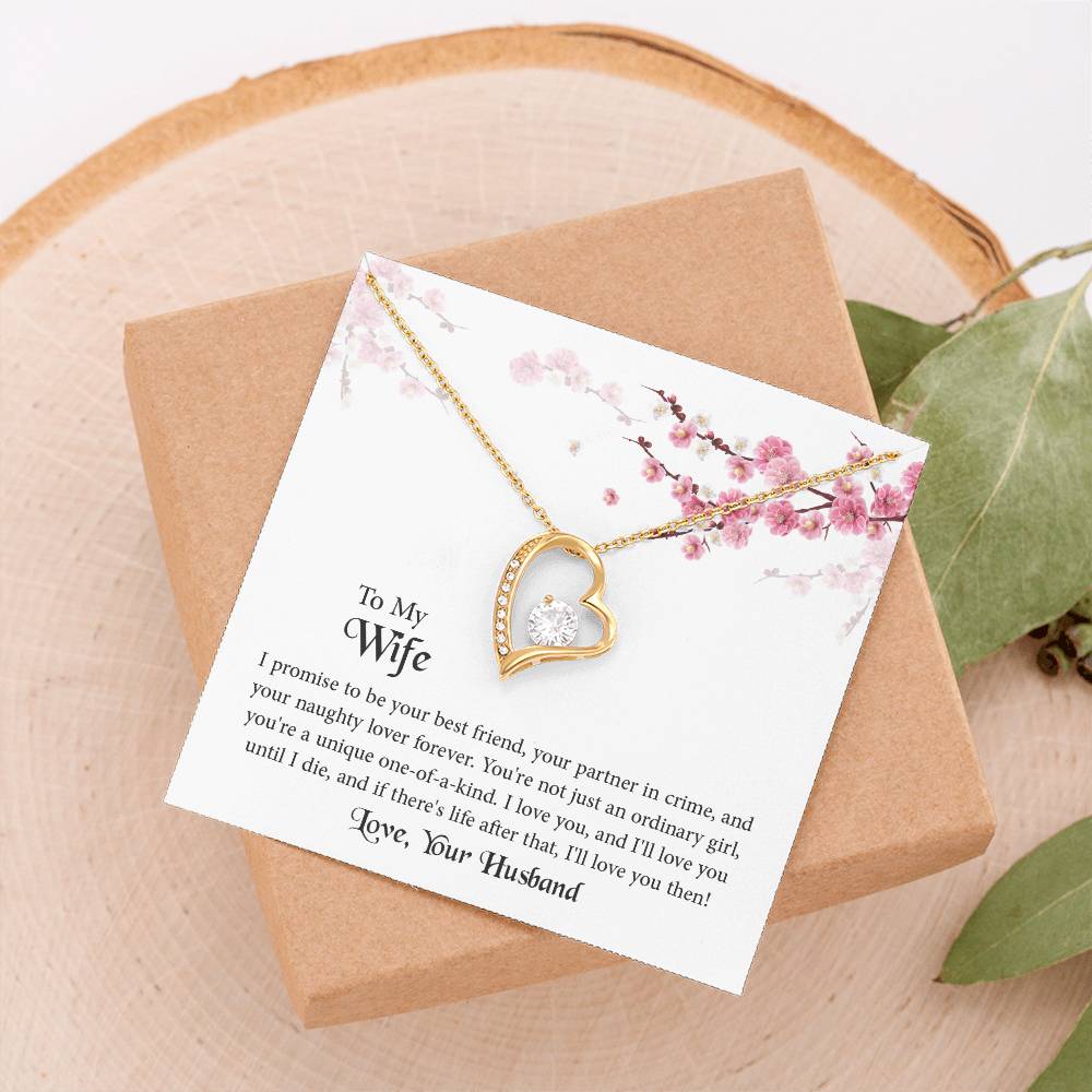 Forever Love Necklace for Wife, Anniversary Gift for Wife, Birthday Gift for Wife, Necklace for Wife, Mother's Day Gifts For Wife