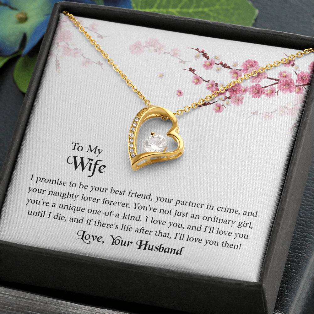 Forever Love Necklace for Wife, Anniversary Gift for Wife, Birthday Gift for Wife, Necklace for Wife, Mother's Day Gifts For Wife