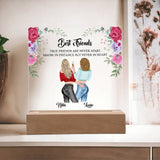 Best friend acrylic plaque, best friend birthday gift, friendship gift for her, sister, auntie, personalised gift for bestie, BFF gifts